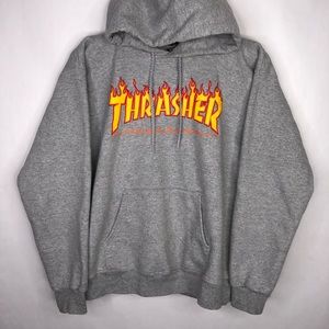 Thrasher hoodie Gray